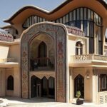 خانه‌هایی با معماری قاجاری که توسط هوش مصنوعی طراحی شده‌اند