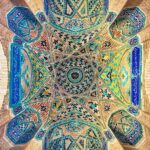 نمایی از معماری زیبای مسجد جامع سنندج