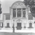 عکس/ معماری بی نظیر سردر عمارت الماسیه در خیابان ناصرخسرو ۱۳۰ سال پیش